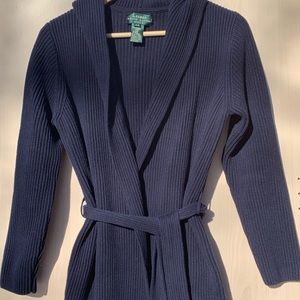 Final Reduction! Ralph Lauren Duster Navy Cardigan